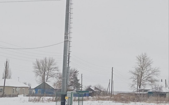 В Карасукском районе установили еще одну вышку сотовой связи