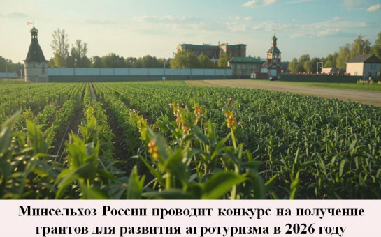 Минсельхоз России проводит конкурс на получение грантов для развития агротуризма в 2026 году